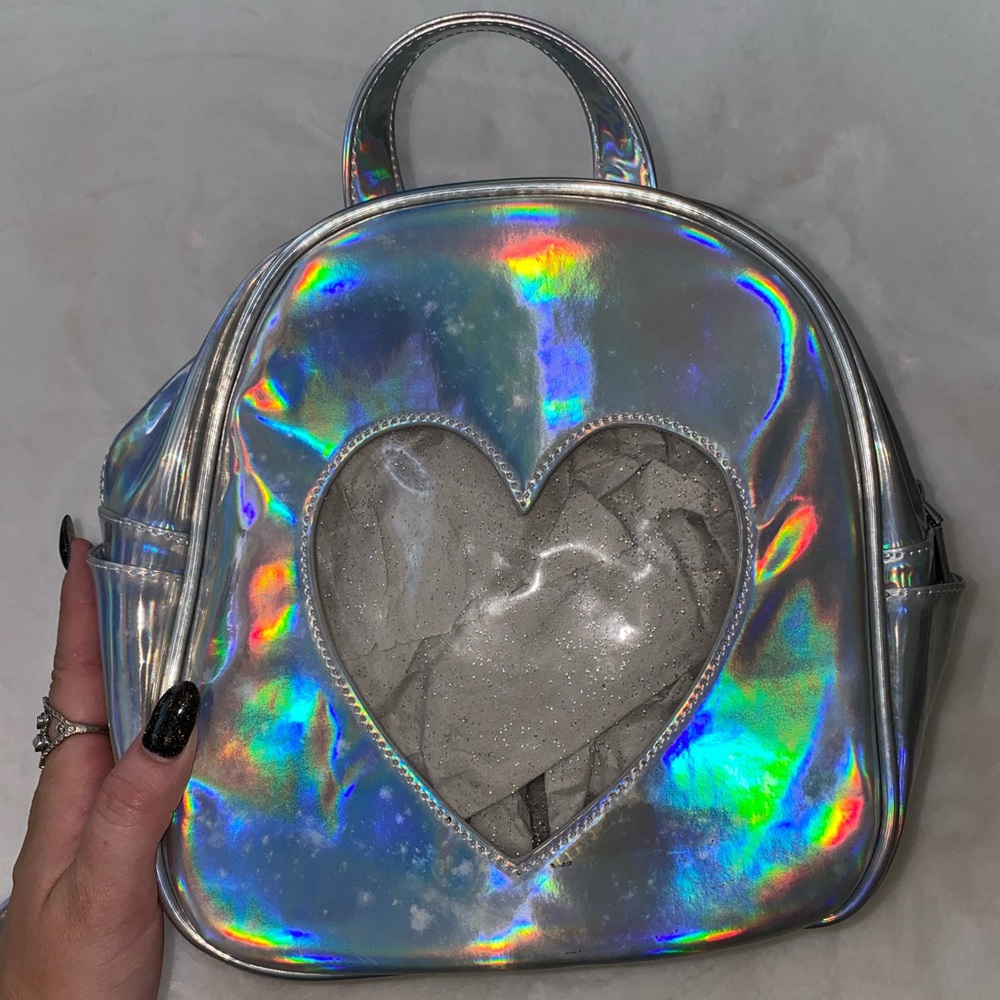 Holographic Mini Backpack